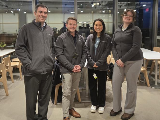 four members of GBLS team standing for photo