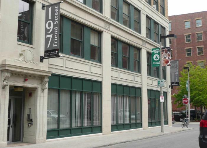 GBLS front facing building showing our address